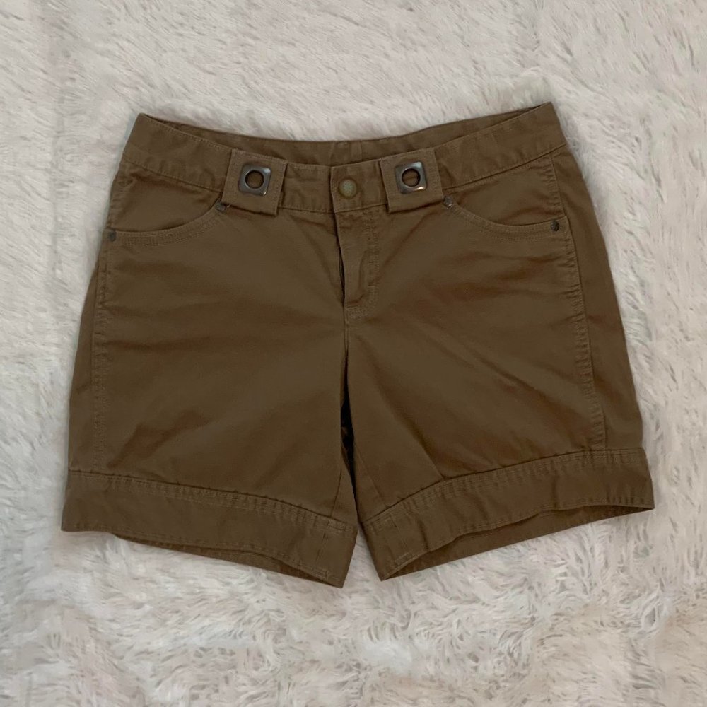 Athleta Kick It Shorts Brown Size 6